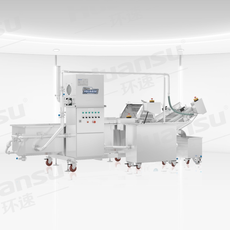 對(duì)于物料中有毛發(fā)，果蔬清洗機(jī)有用嗎